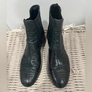 Balenciaga leather chelsea ankle boots